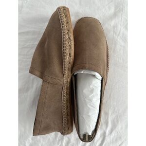 Castañer Pablo Suede Espadrille Loafers, Topo